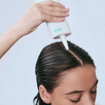 scalp exfoliate + soothe routine