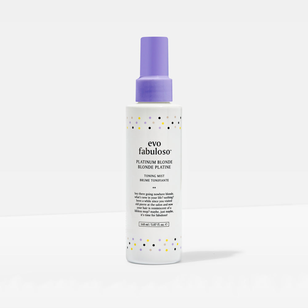 evo fabuloso platinum blonde toning mist - 140ml