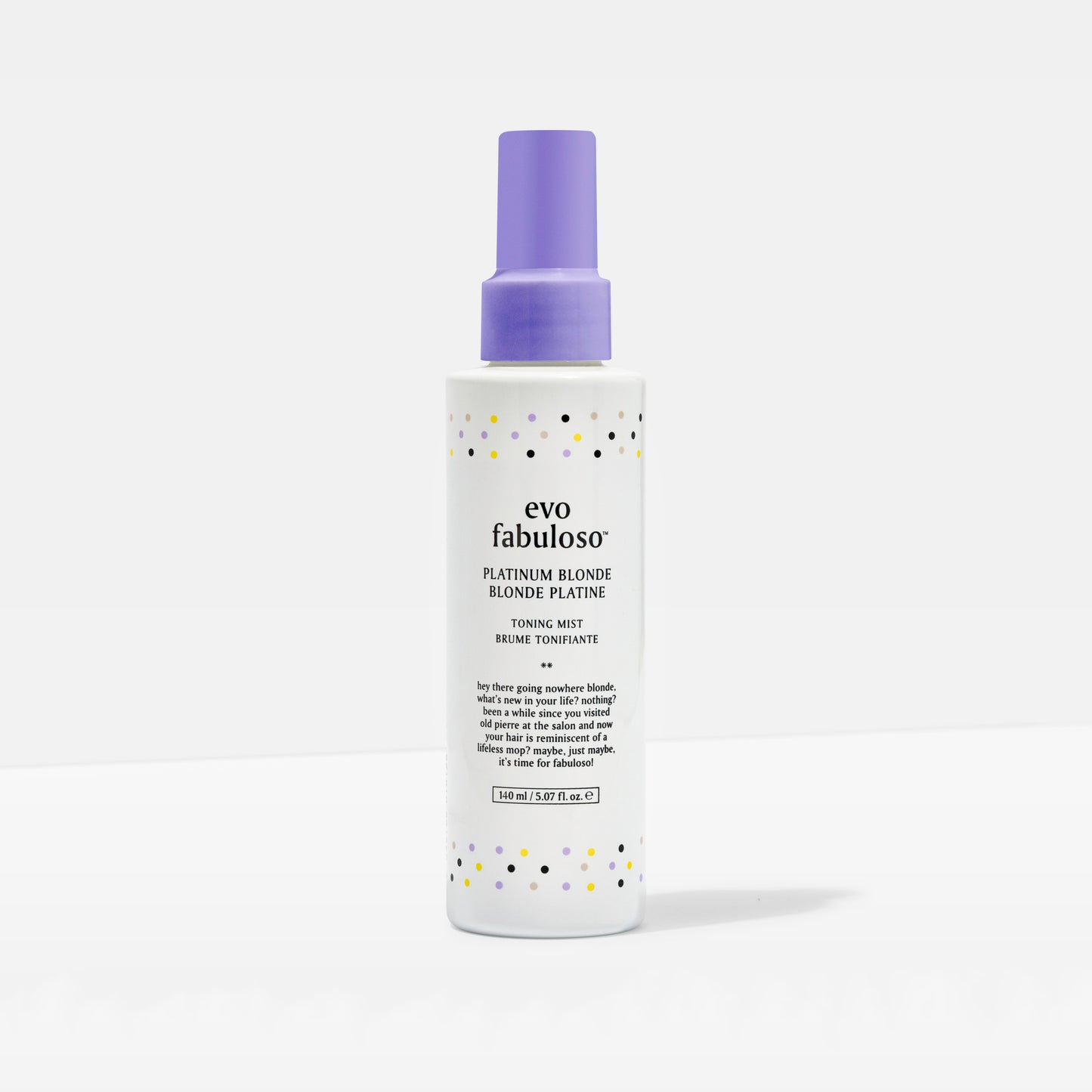 evo fabuloso platinum blonde toning mist - 140ml