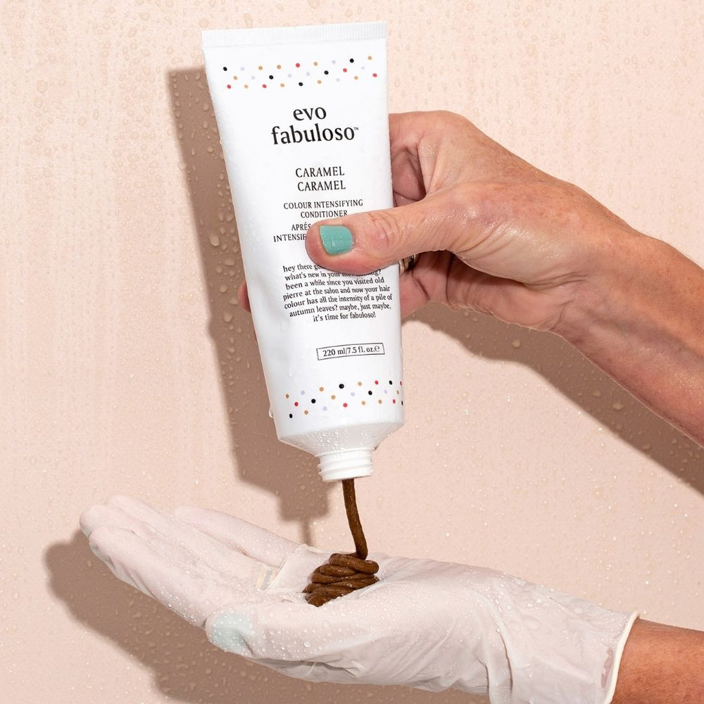 evo fabuloso caramel colour depositing conditioner - 220ml