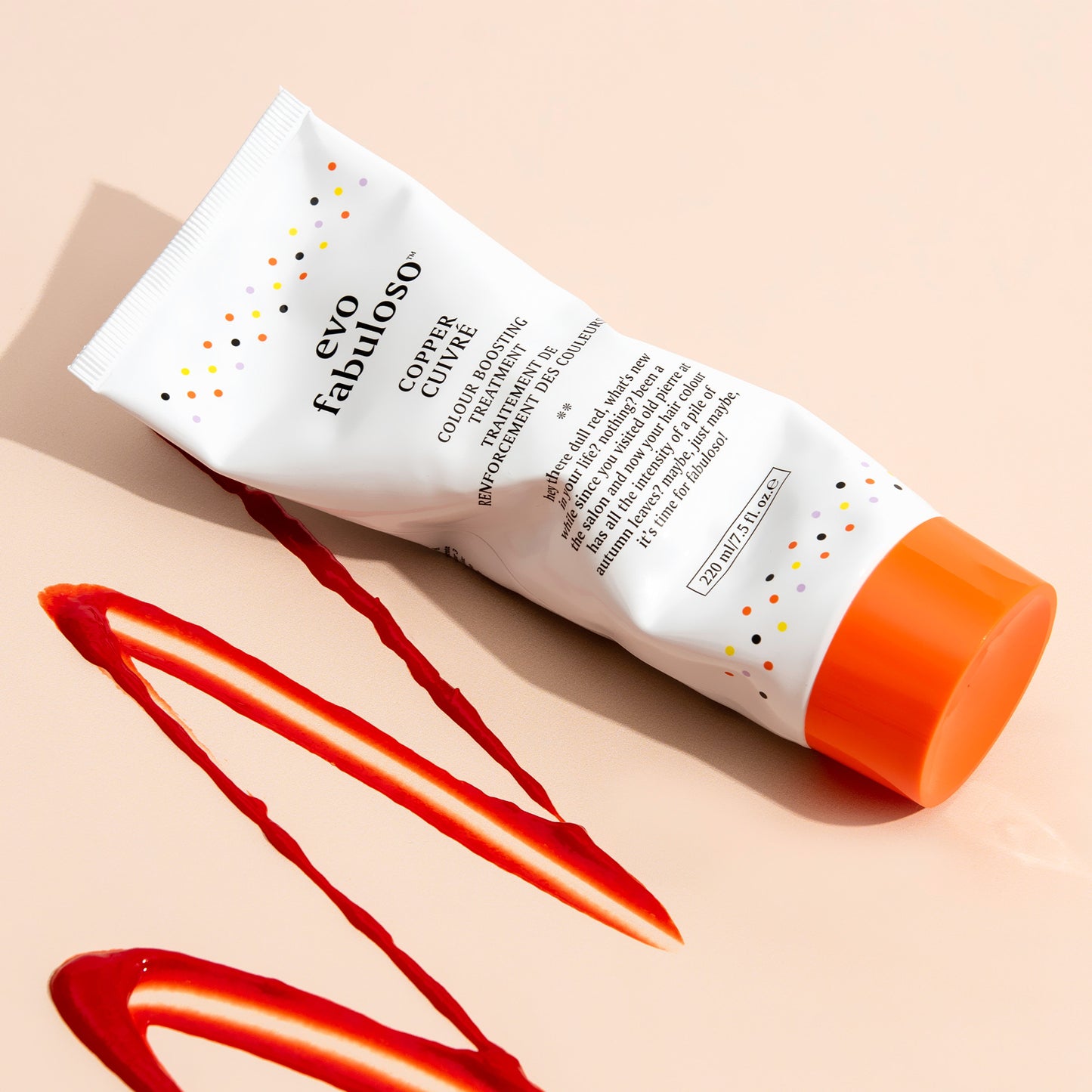 evo fabuloso copper colour depositing conditioner - 220ml
